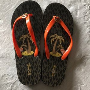 Brand new Michael Kors flip flops